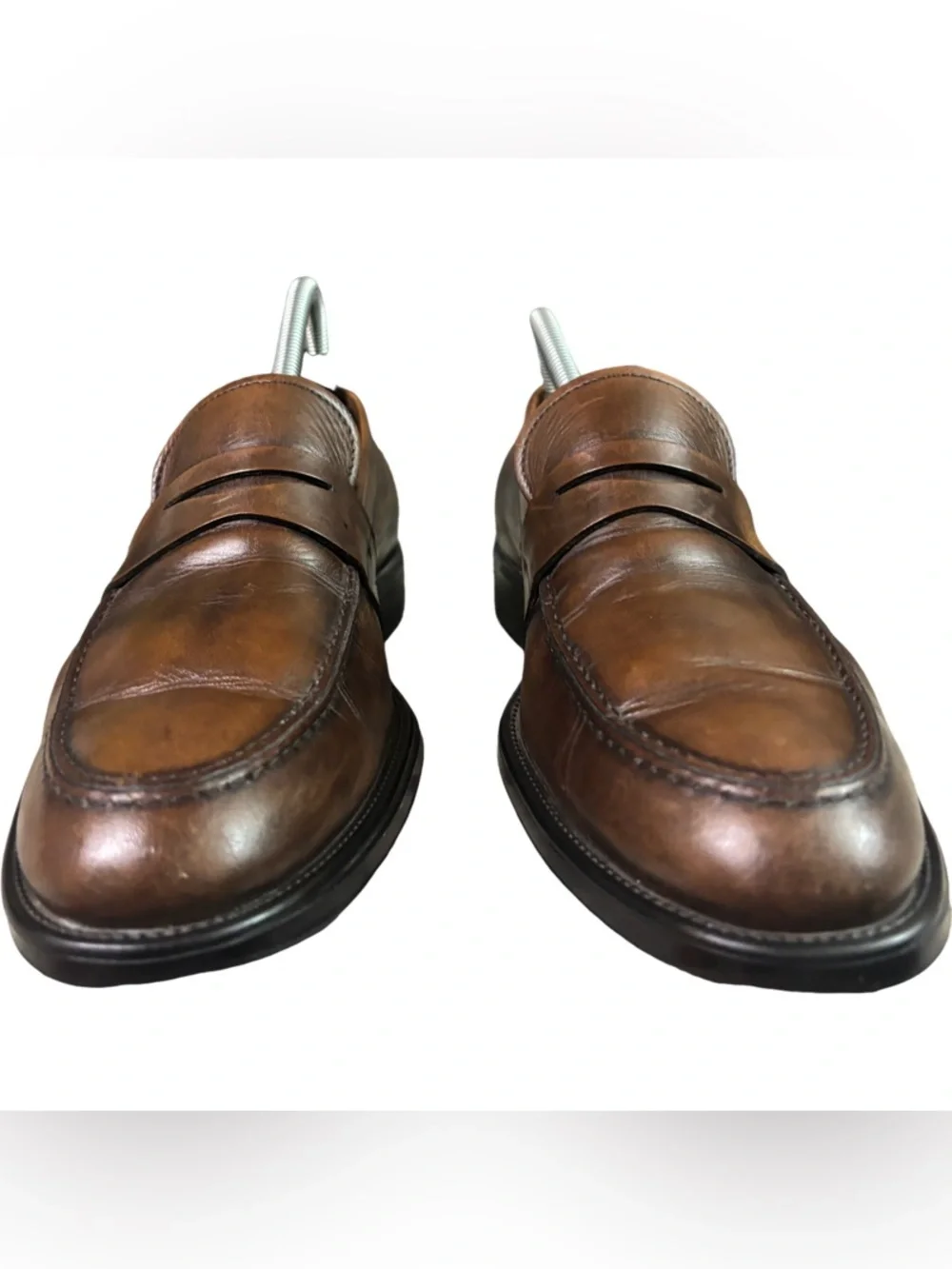 Tod's Mens Penny Loafers Brown Size 7.5 Uk = US SIZE 9